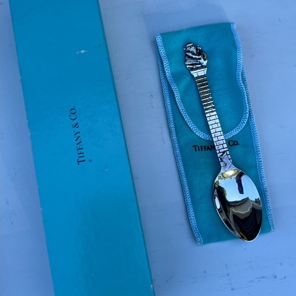 Tiffany & Co. Other - Tiffany and Co Sterling Silver Christmas Spoon - Santa Down the Chimney-